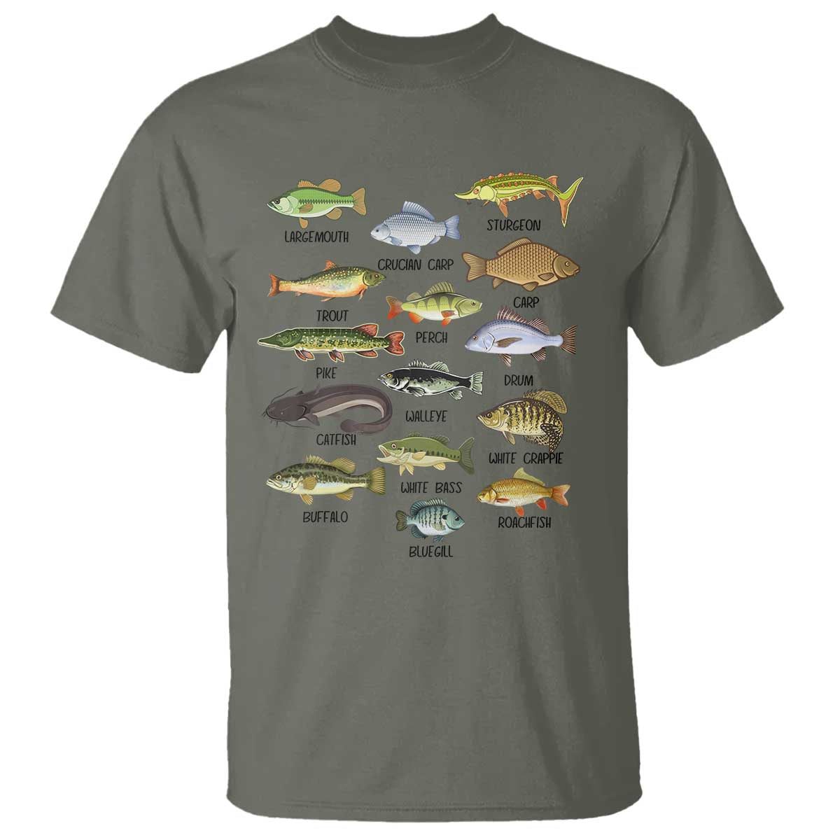 freshwater-fish-species-t-shirt-funny-fishing-types-fisherman-dad