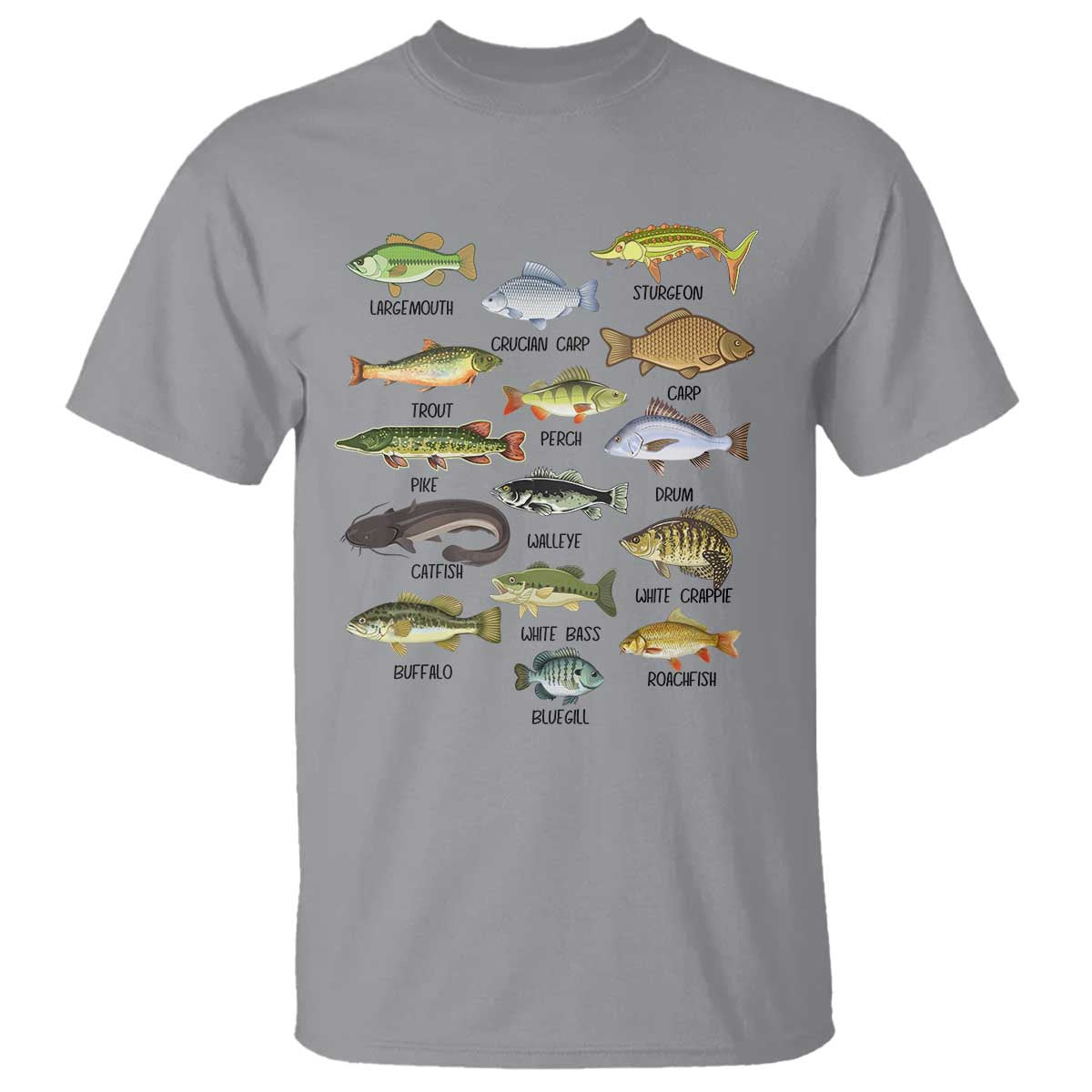freshwater-fish-species-t-shirt-funny-fishing-types-fisherman-dad