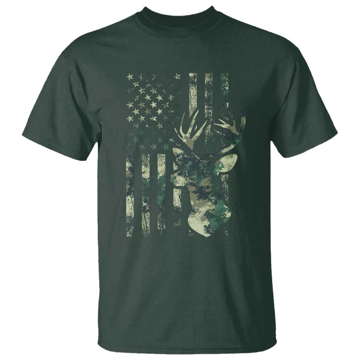 deer-hunting-camouflage-t-shirt-camo-us-flag