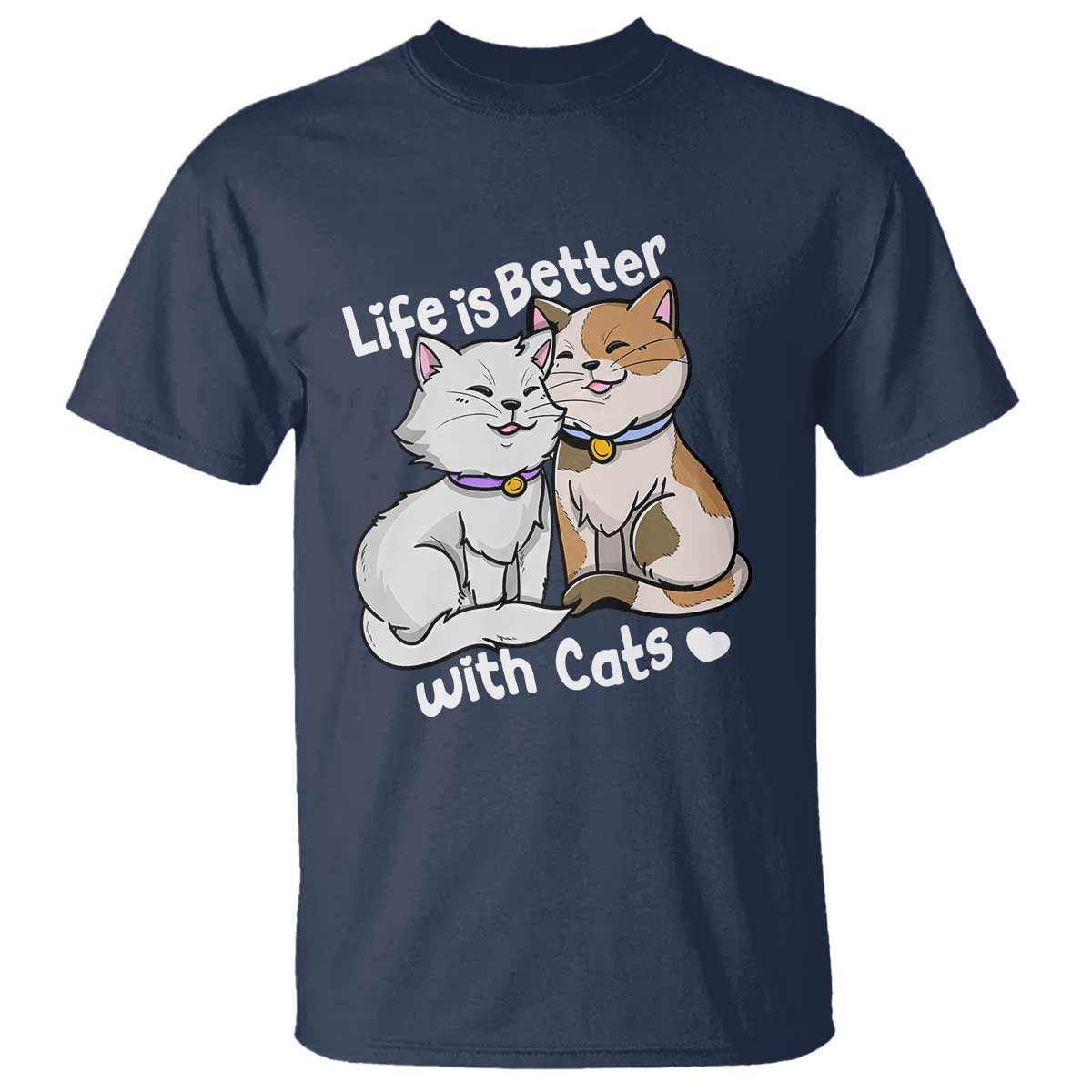 cat-lover-t-shirt-life-is-better-with-cats-cute