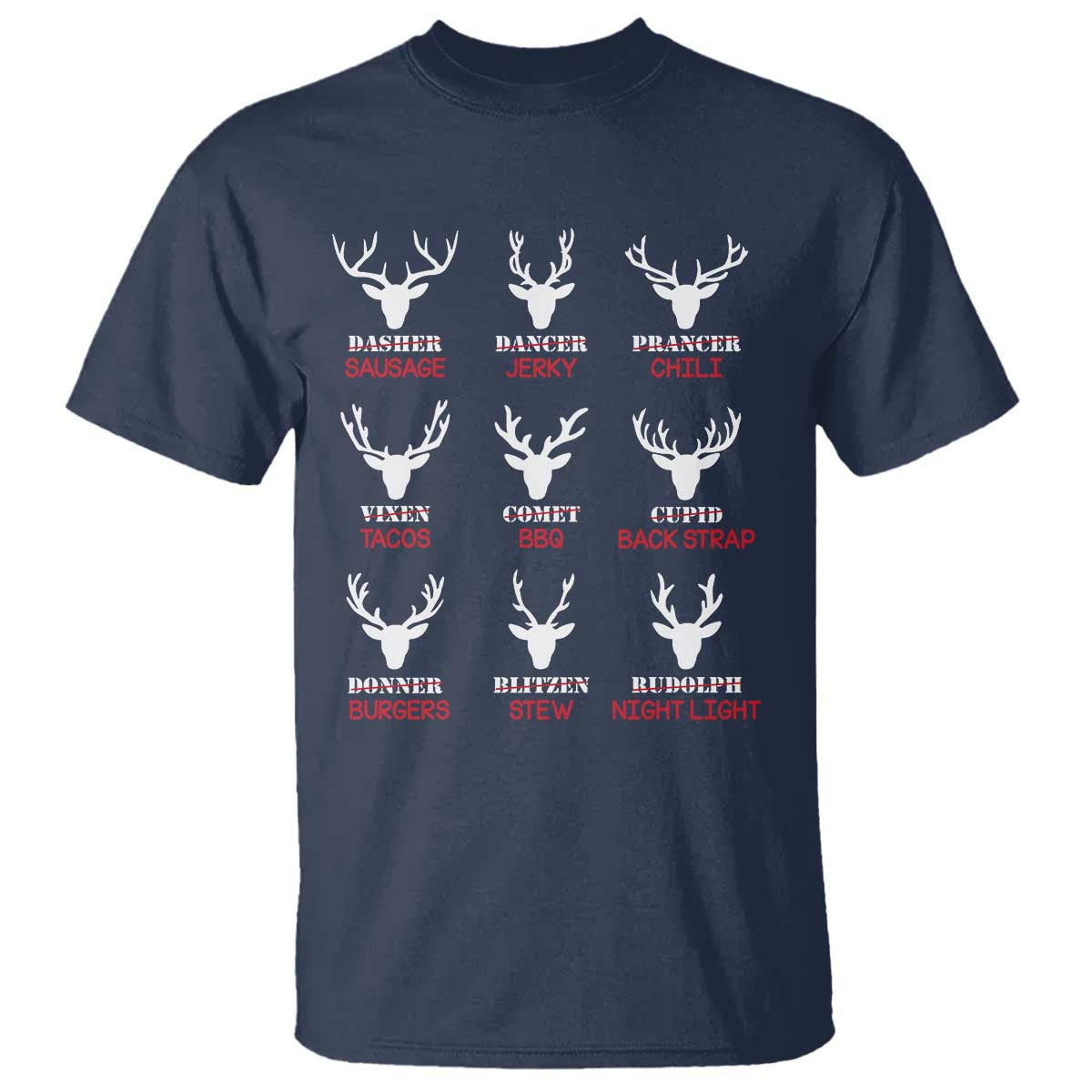 funny-deer-hunting-t-shirt-hunter-of-all-santas-reindeer