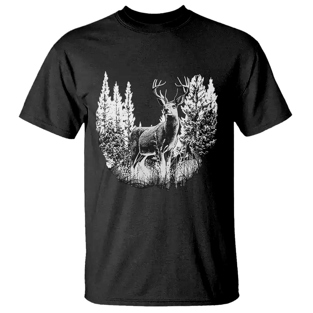 deer-hunting-t-shirt-deer-forest-nature-lover-stag-hunter