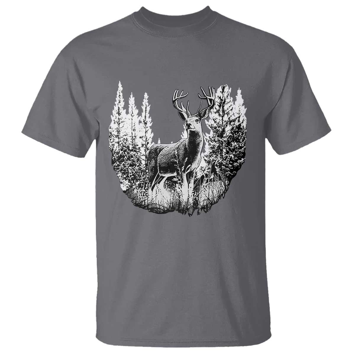 deer-hunting-t-shirt-deer-forest-nature-lover-stag-hunter