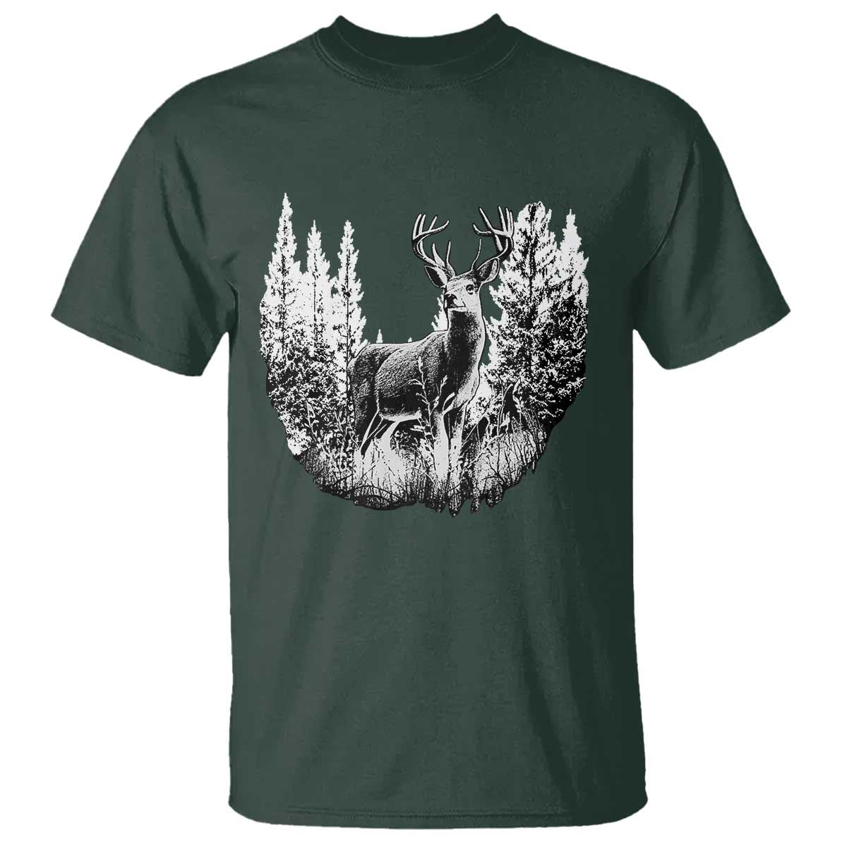 deer-hunting-t-shirt-deer-forest-nature-lover-stag-hunter