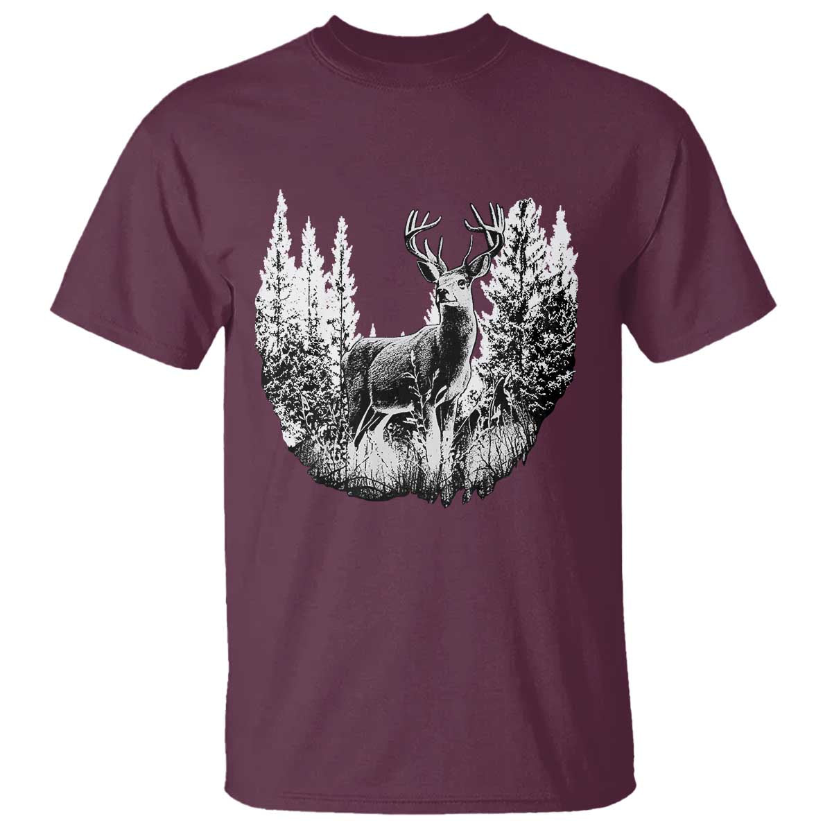 deer-hunting-t-shirt-deer-forest-nature-lover-stag-hunter