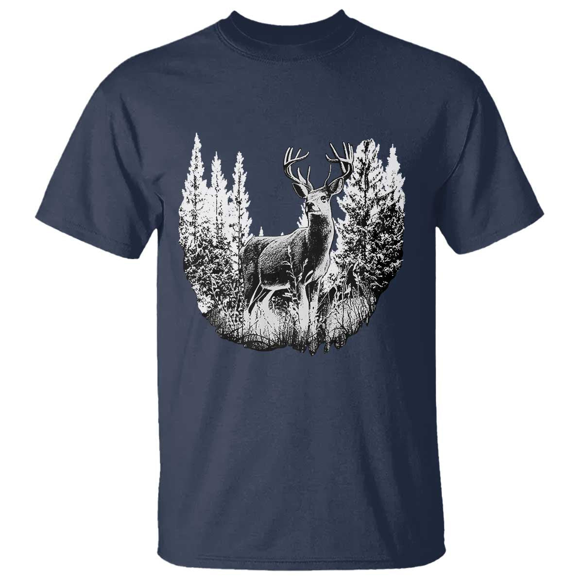 deer-hunting-t-shirt-deer-forest-nature-lover-stag-hunter