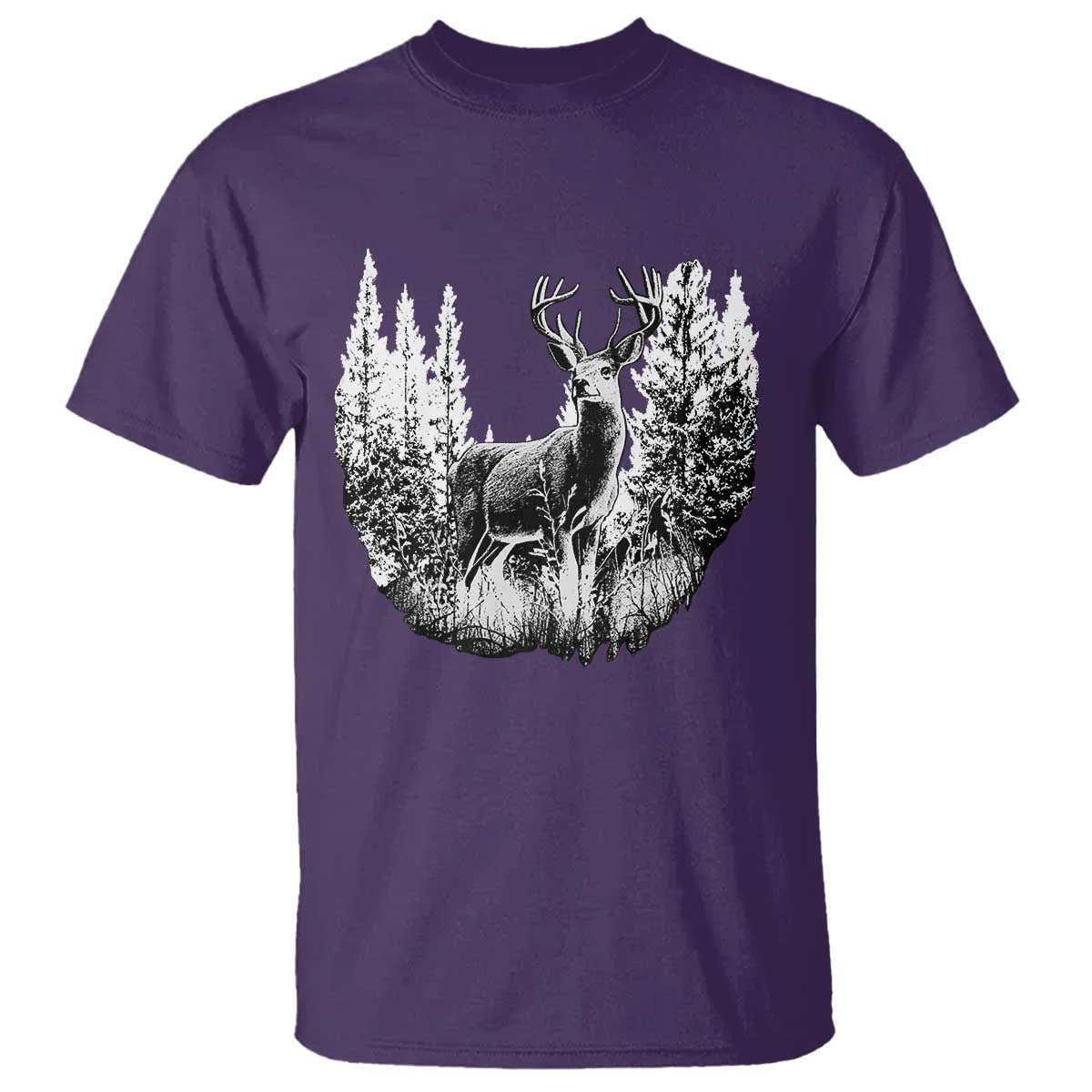 deer-hunting-t-shirt-deer-forest-nature-lover-stag-hunter