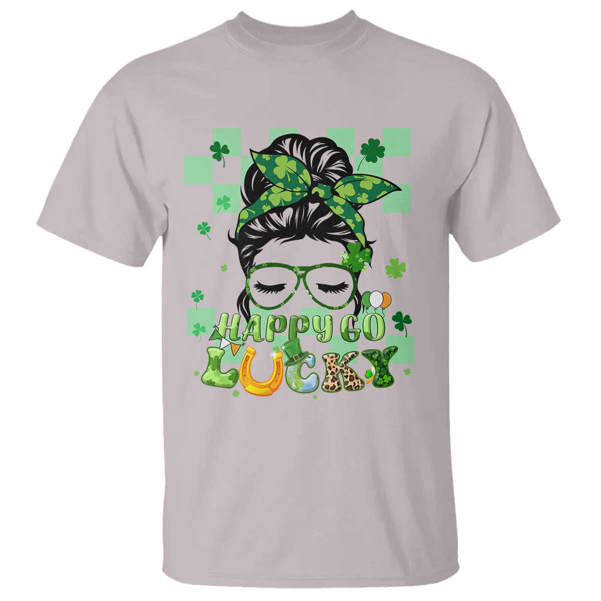 retro-happy-go-lucky-messy-bun-shamrocks-st-patricks-day-t-shirt-ts02