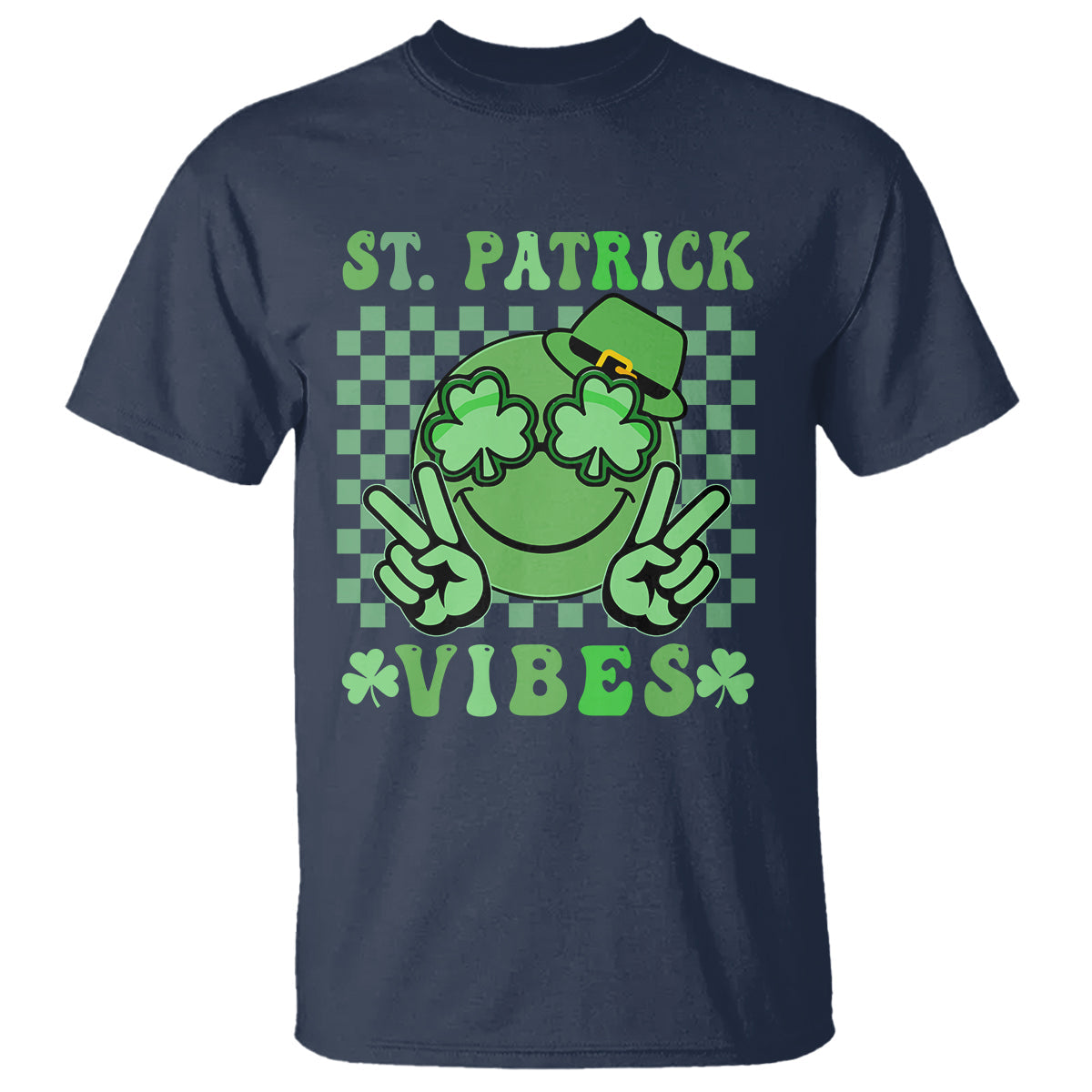 funny-st-patricks-day-t-shirt-st-patrick-vibes-retro-groovy