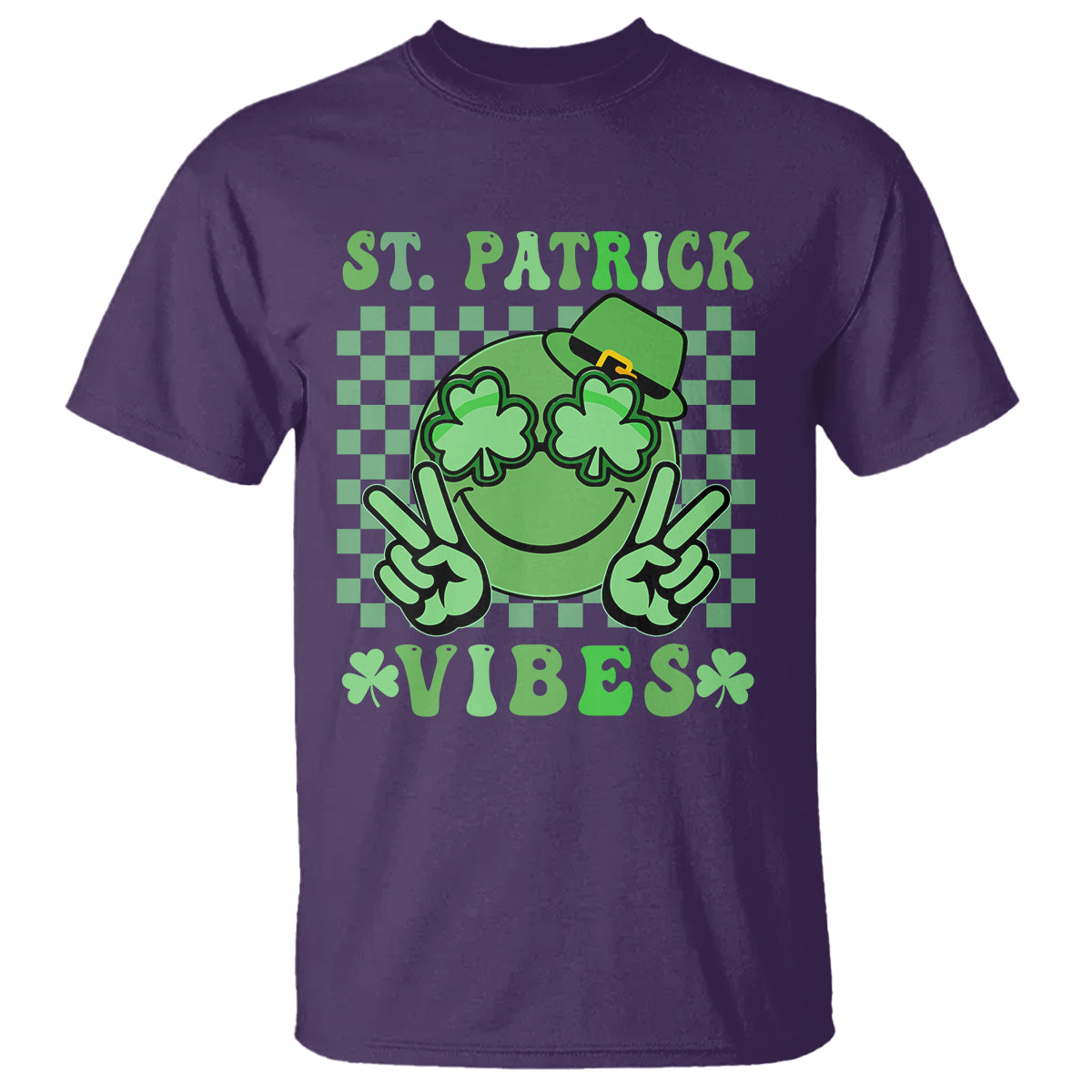 funny-st-patricks-day-t-shirt-st-patrick-vibes-retro-groovy