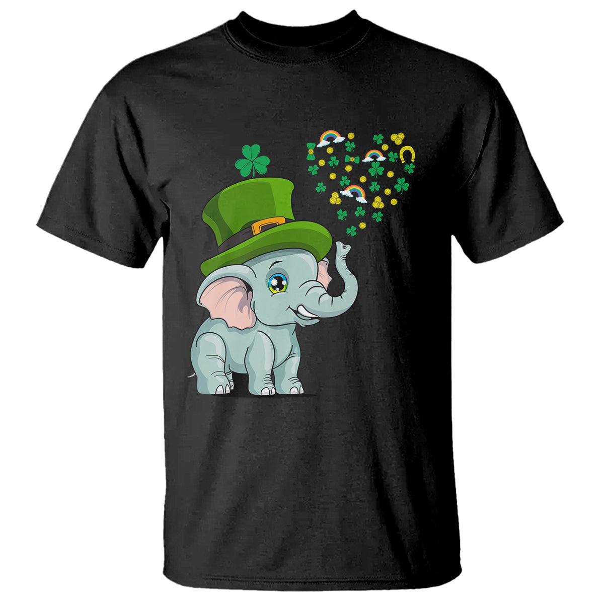 cute-elephant-st-patricks-day-t-shirt-for-boys-girls