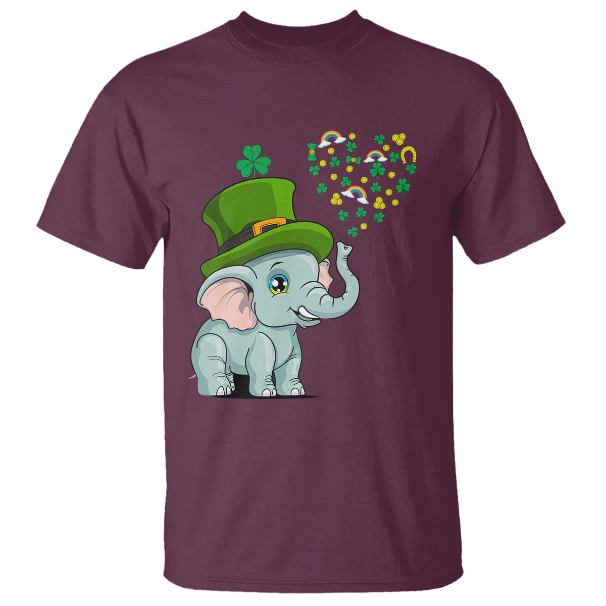 cute-elephant-st-patricks-day-t-shirt-for-boys-girls