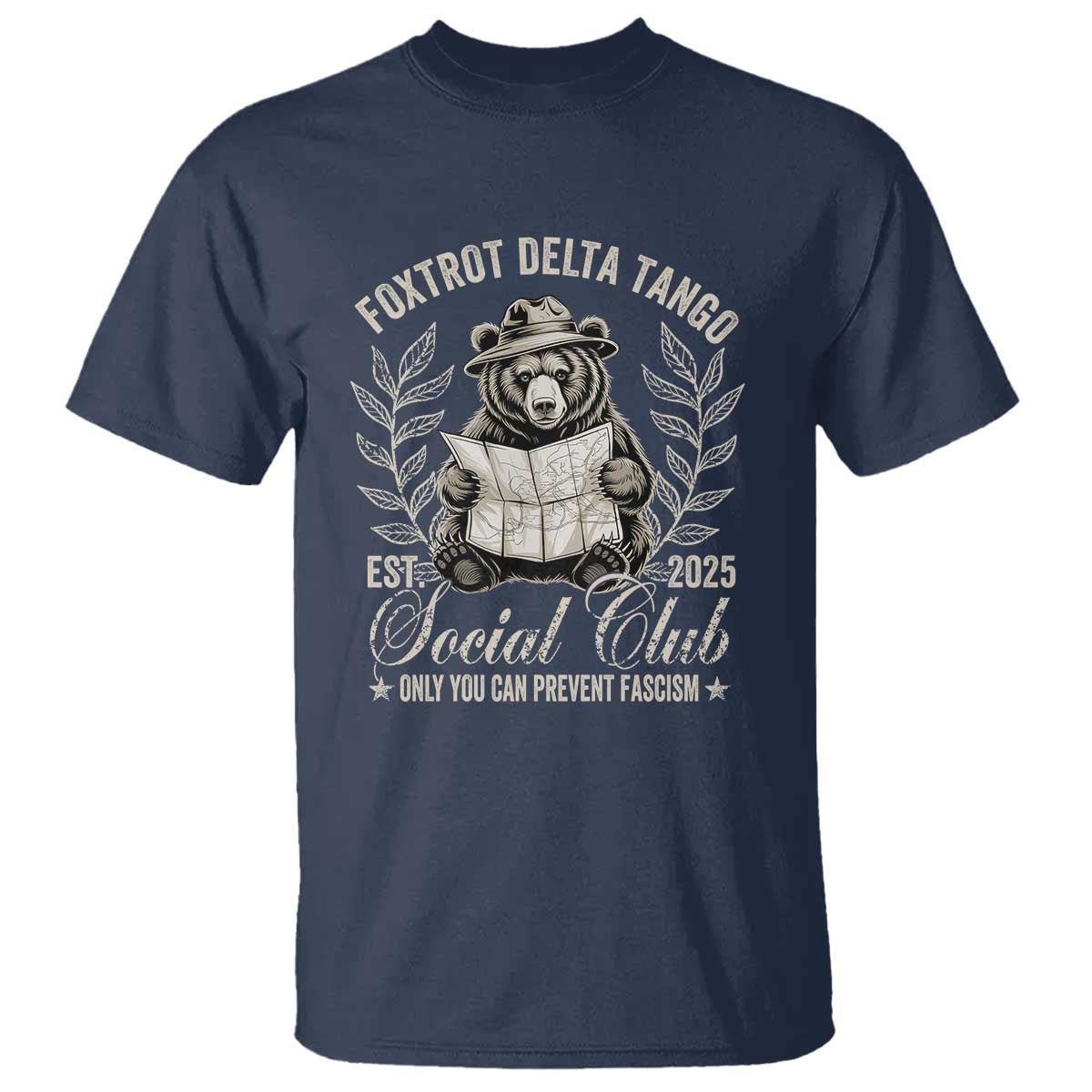 foxtrot-delta-tango-fdt-social-club-t-shirt-only-you-can-prevent-fascism-retro-bear