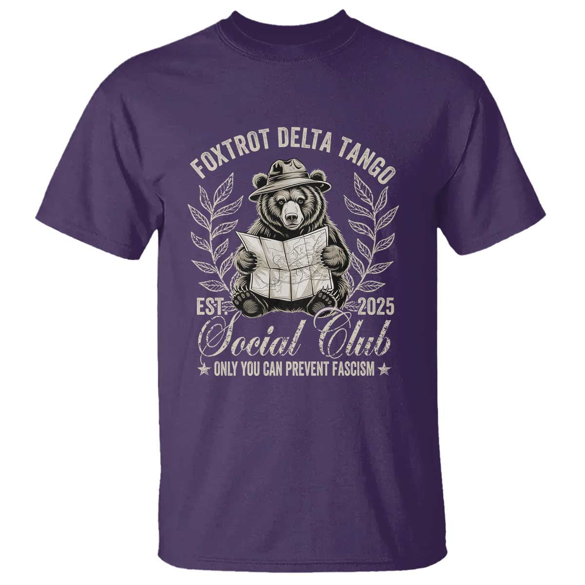 foxtrot-delta-tango-fdt-social-club-t-shirt-only-you-can-prevent-fascism-retro-bear