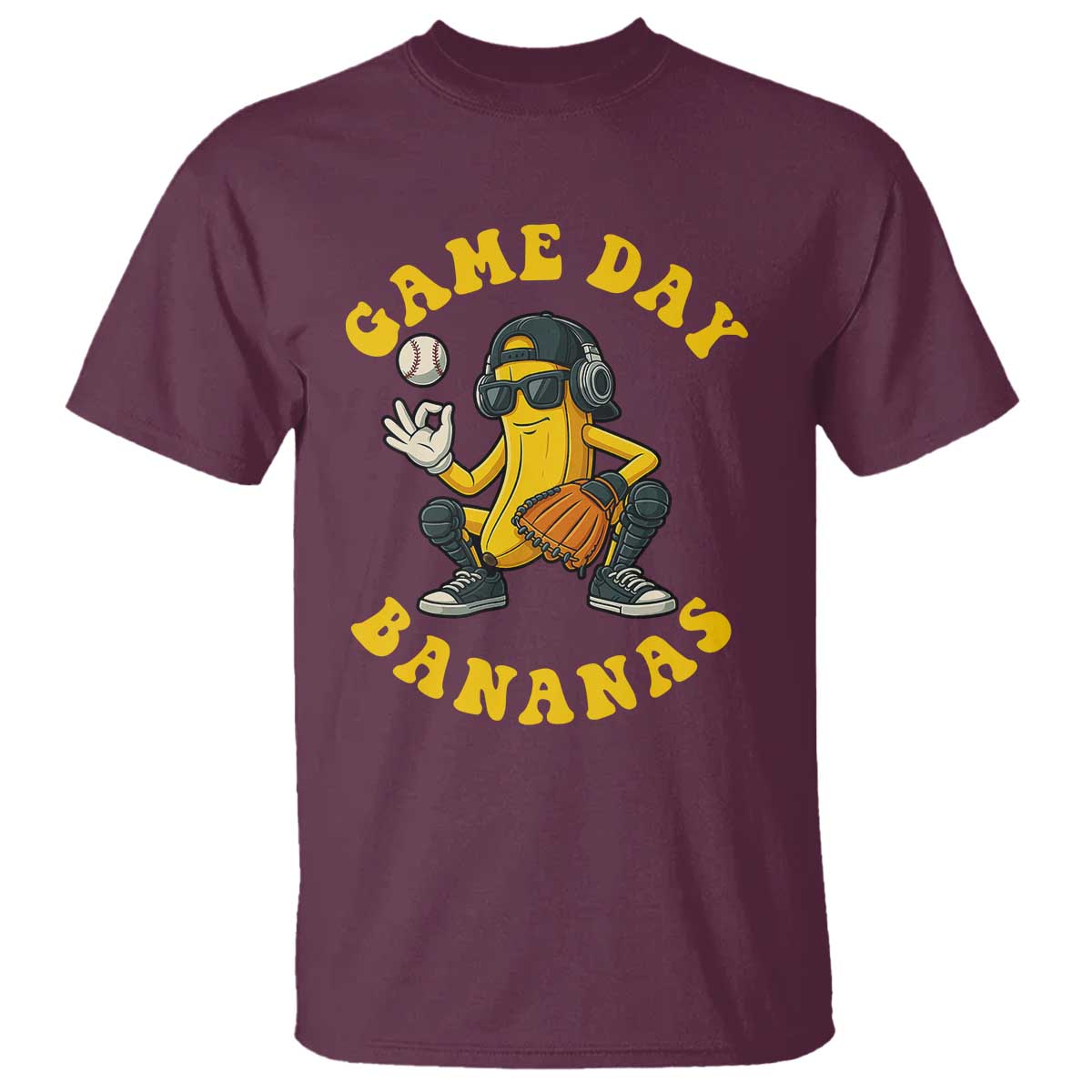 cute-bananas-graphic-t-shirt-game-day-cool-catcher-baseball-lover