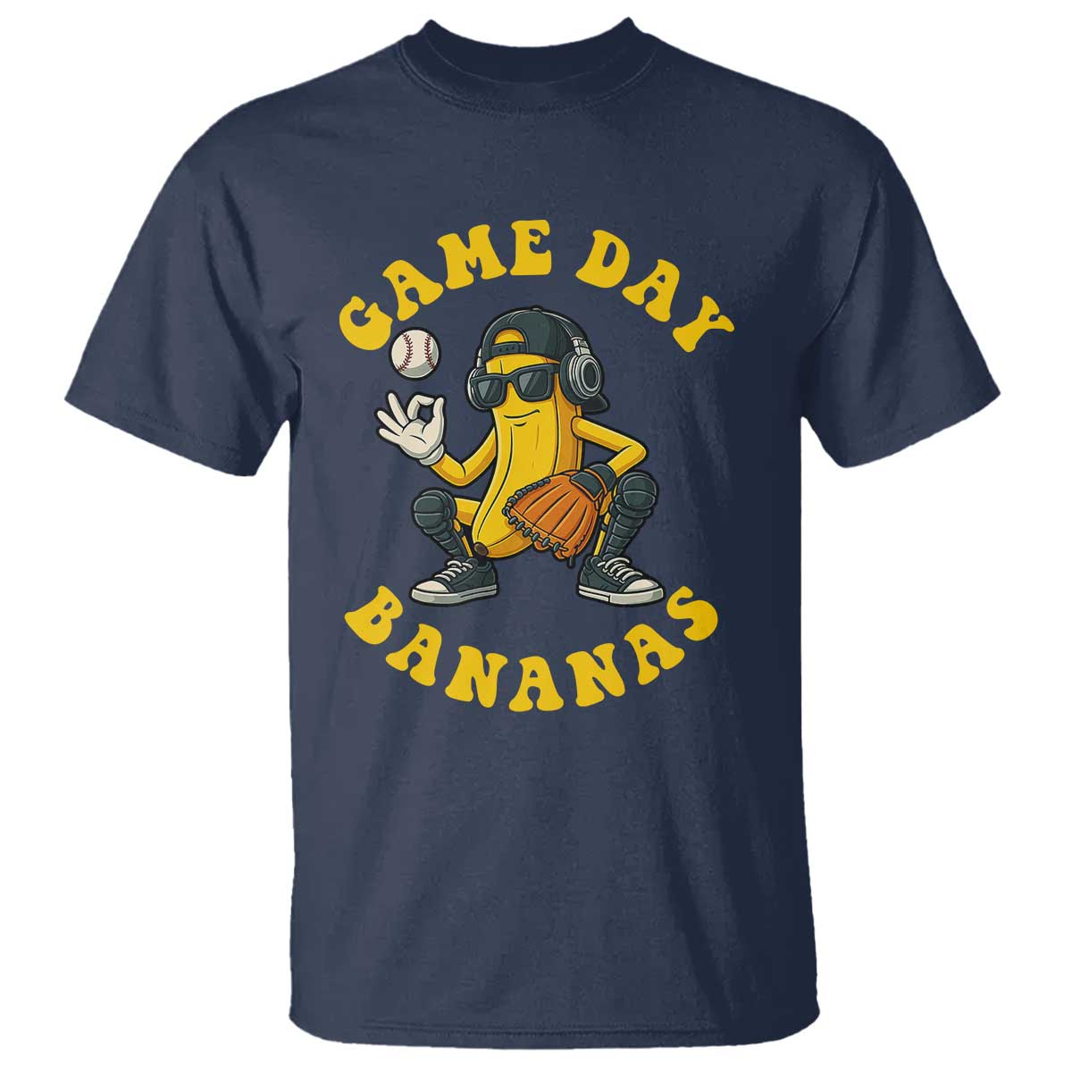 cute-bananas-graphic-t-shirt-game-day-cool-catcher-baseball-lover