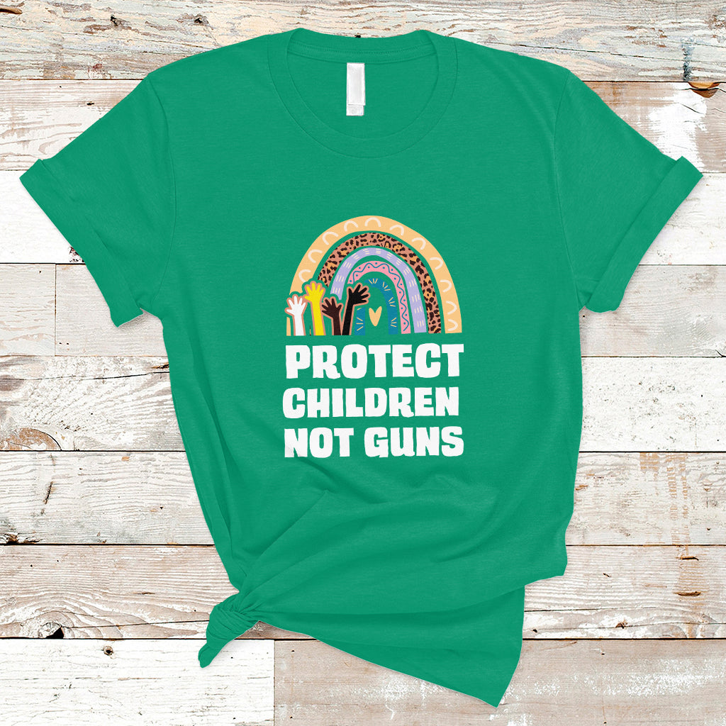 gun-violence-awareness-t-shirt-protect-children-not-guns-in-june-we-wear-orange-day-end-gun-violence-rainbow