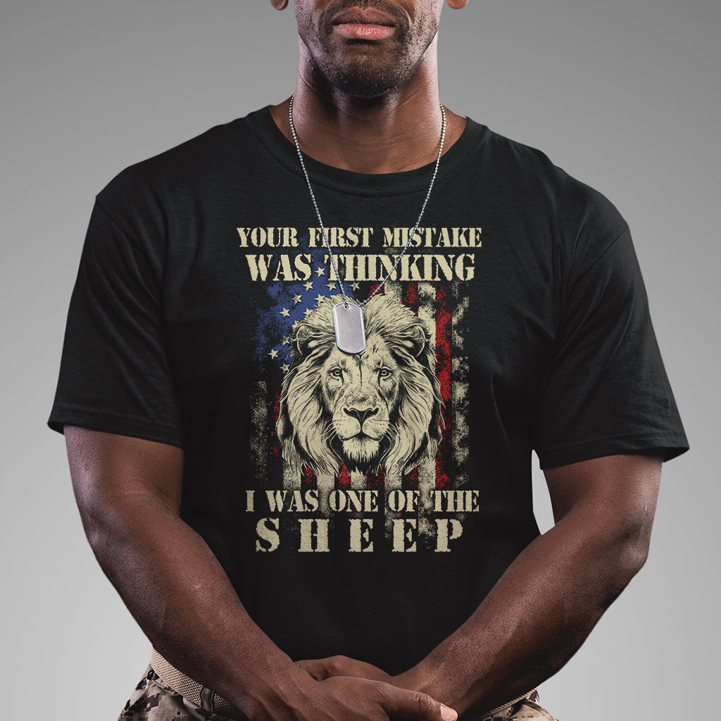 patriots-american-lion-your-first-mistake-was-thinking-i-was-one-of-the-sheep-us-flag-t-shirt