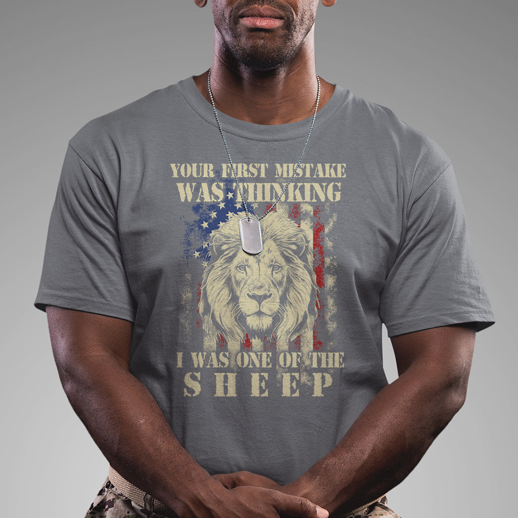 patriots-american-lion-your-first-mistake-was-thinking-i-was-one-of-the-sheep-us-flag-t-shirt
