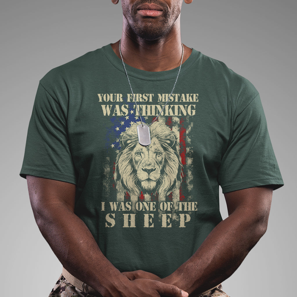 patriots-american-lion-your-first-mistake-was-thinking-i-was-one-of-the-sheep-us-flag-t-shirt