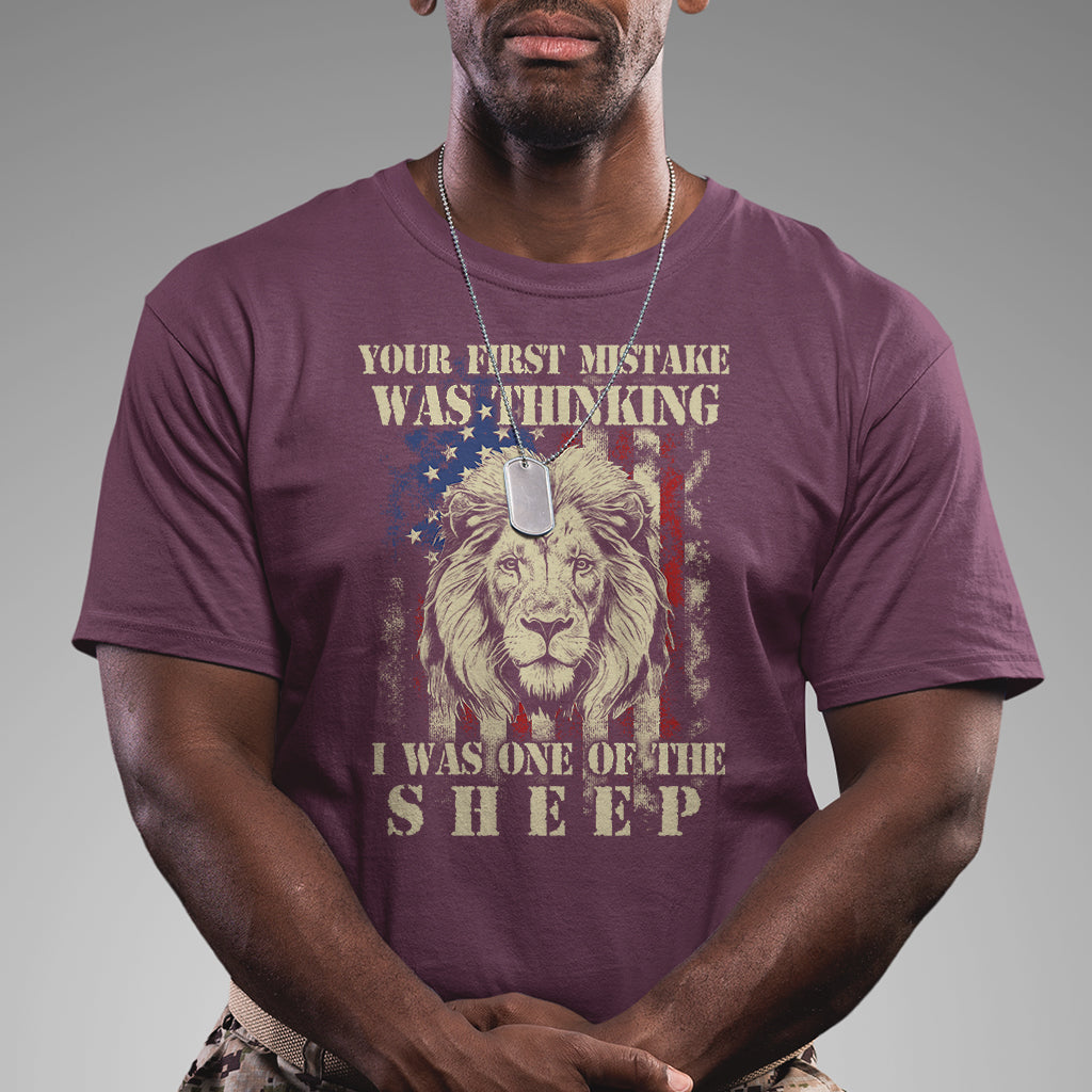 patriots-american-lion-your-first-mistake-was-thinking-i-was-one-of-the-sheep-us-flag-t-shirt