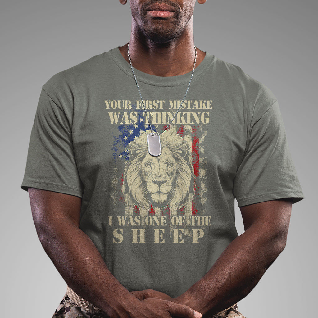 patriots-american-lion-your-first-mistake-was-thinking-i-was-one-of-the-sheep-us-flag-t-shirt