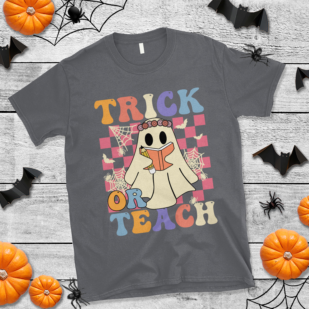 halloween-teacher-t-shirt-trick-or-teach-retro-floral-ghost-funny-halloween-teacher-1
