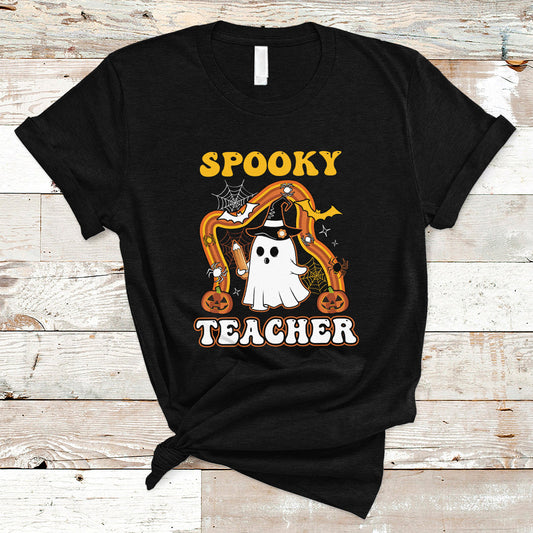 halloween-teacher-t-shirt-spooky-teacher-retro-rainbow-ghost-funny-halloween-teacher