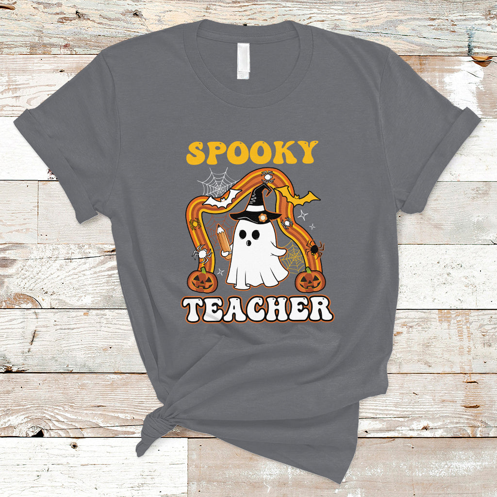 halloween-teacher-t-shirt-spooky-teacher-retro-rainbow-ghost-funny-halloween-teacher