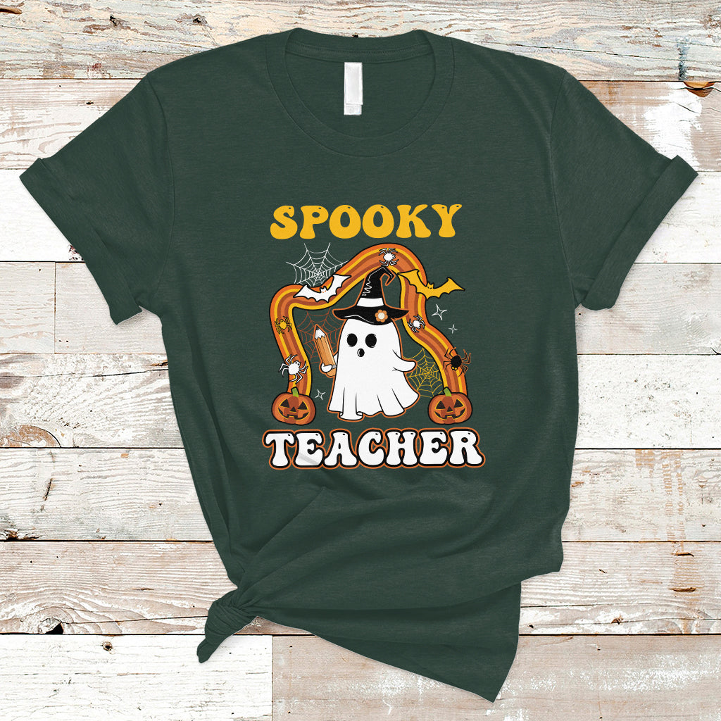 halloween-teacher-t-shirt-spooky-teacher-retro-rainbow-ghost-funny-halloween-teacher