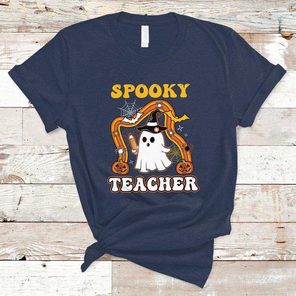 halloween-teacher-t-shirt-spooky-teacher-retro-rainbow-ghost-funny-halloween-teacher