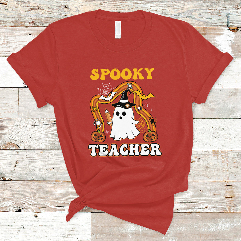 halloween-teacher-t-shirt-spooky-teacher-retro-rainbow-ghost-funny-halloween-teacher