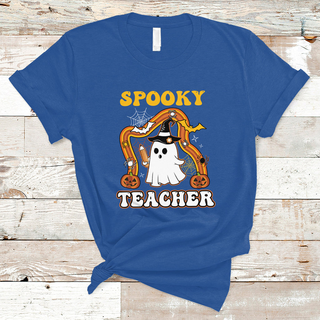halloween-teacher-t-shirt-spooky-teacher-retro-rainbow-ghost-funny-halloween-teacher