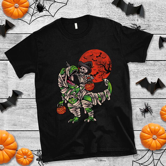 halloween-t-shirt-halloween-skeleton-riding-dinosaur-funny-scary-pumpkin-1