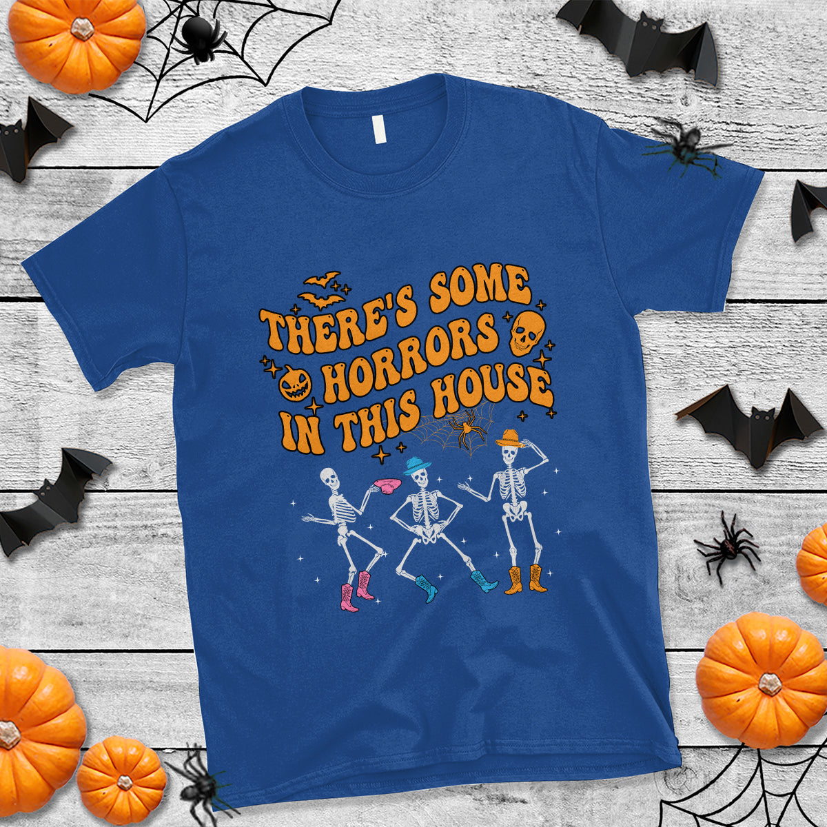 halloween-t-shirt-theres-some-horrors-in-this-house-spooky-halloween-skeleton-1
