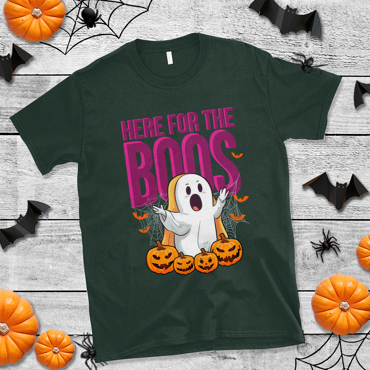 boo-sheet-t-shirt-here-for-the-boos-spooky-halloween-ghost-costume
