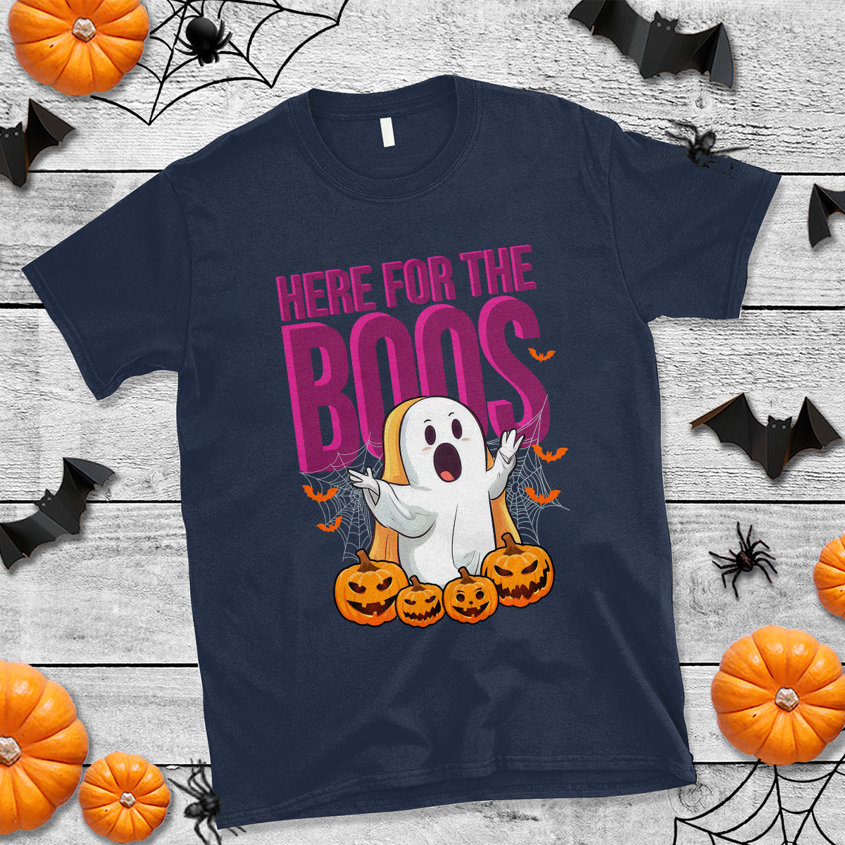 boo-sheet-t-shirt-here-for-the-boos-spooky-halloween-ghost-costume