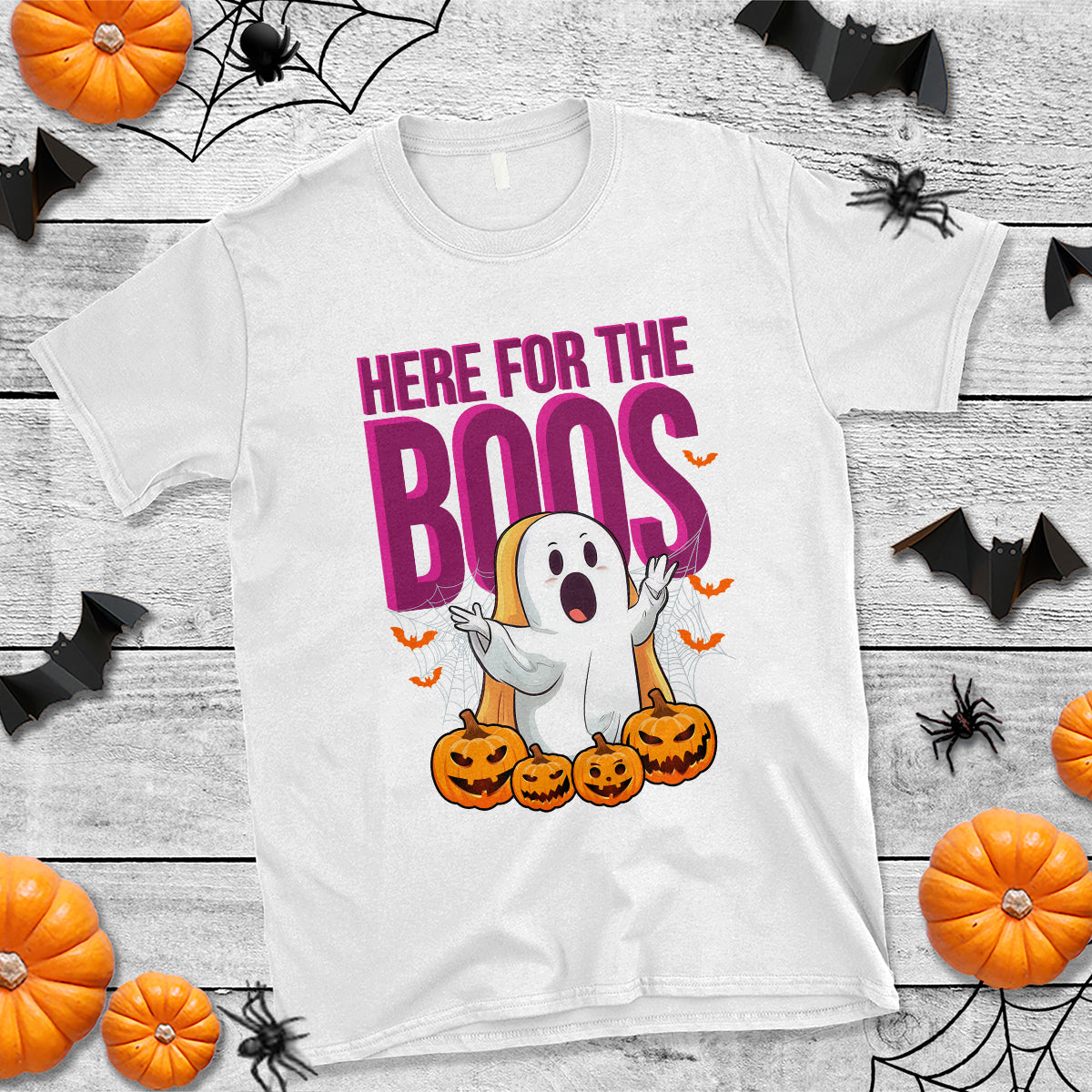 boo-sheet-t-shirt-here-for-the-boos-spooky-halloween-ghost-costume