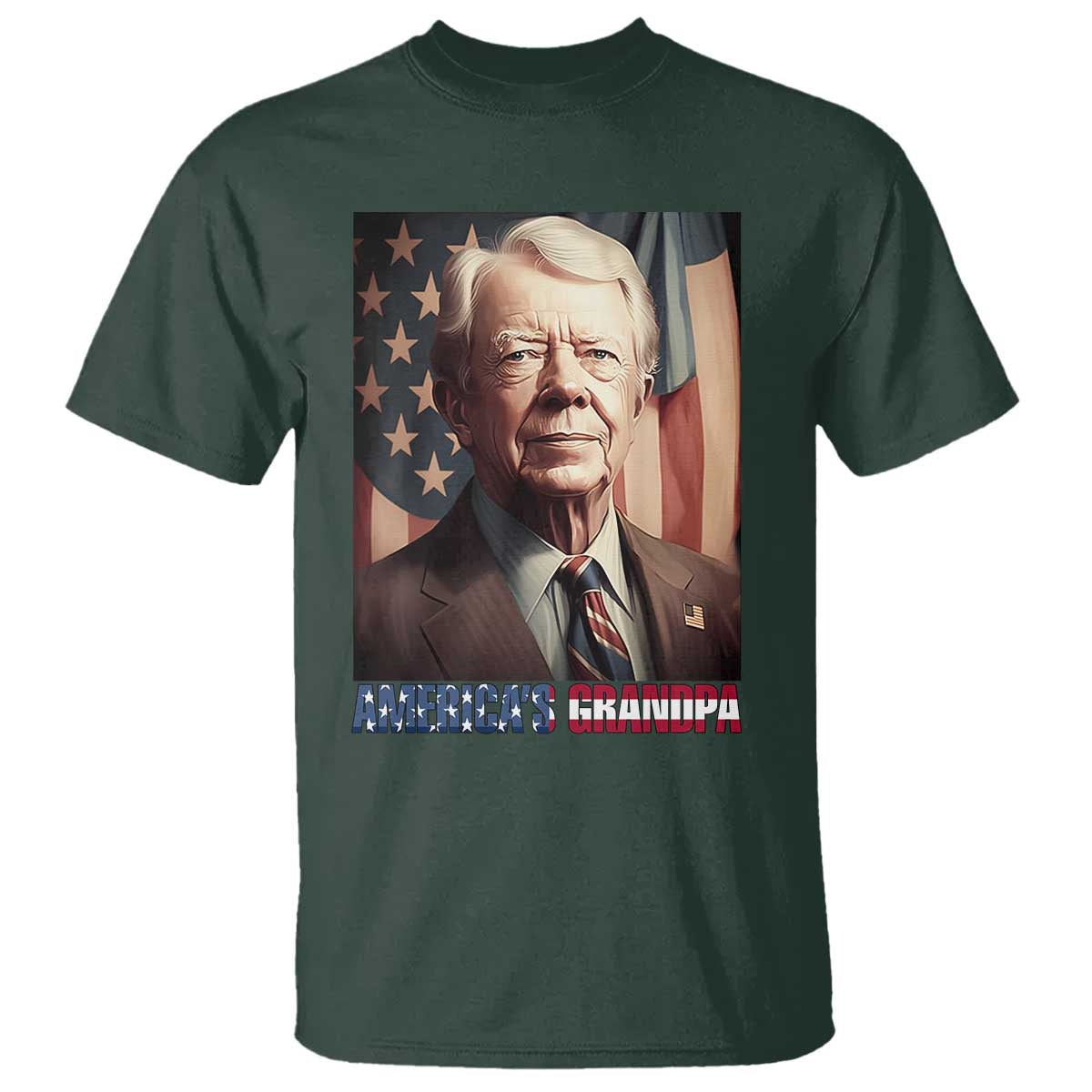 39th-president-jimmy-carter-t-shirt-americas-grandpa-presidents-day-usa-flag-vintage