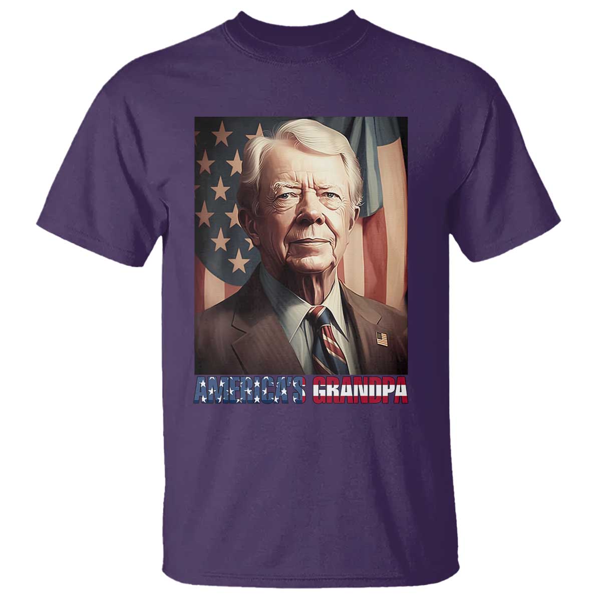 39th-president-jimmy-carter-t-shirt-americas-grandpa-presidents-day-usa-flag-vintage
