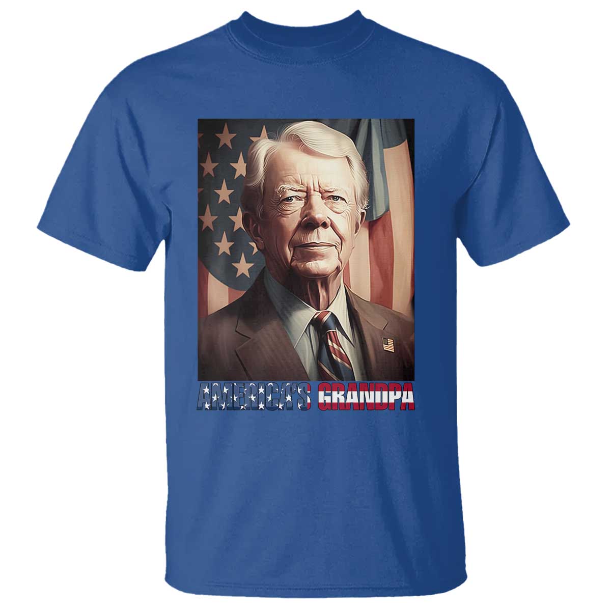 39th-president-jimmy-carter-t-shirt-americas-grandpa-presidents-day-usa-flag-vintage