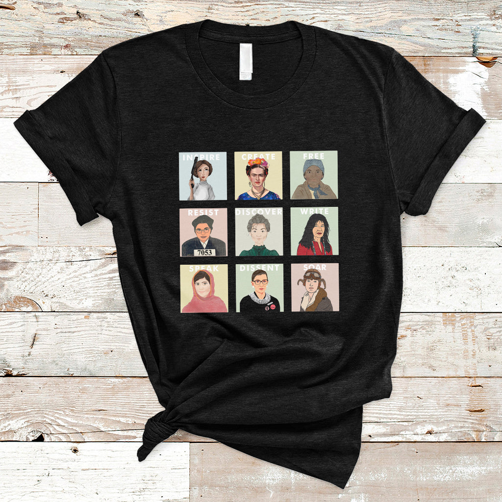 empowered-women-womens-history-month-mothers-day-apparel-t-shirt-ts02