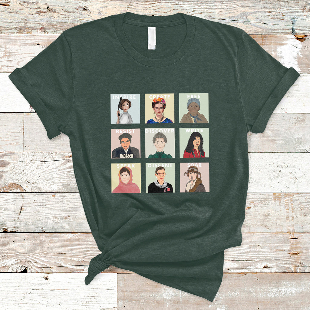 empowered-women-womens-history-month-mothers-day-apparel-t-shirt-ts02