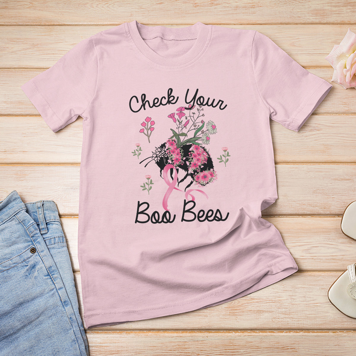 breast-cancer-awareness-t-shirt-check-your-boo-bees-pink-ribbon-support-squad
