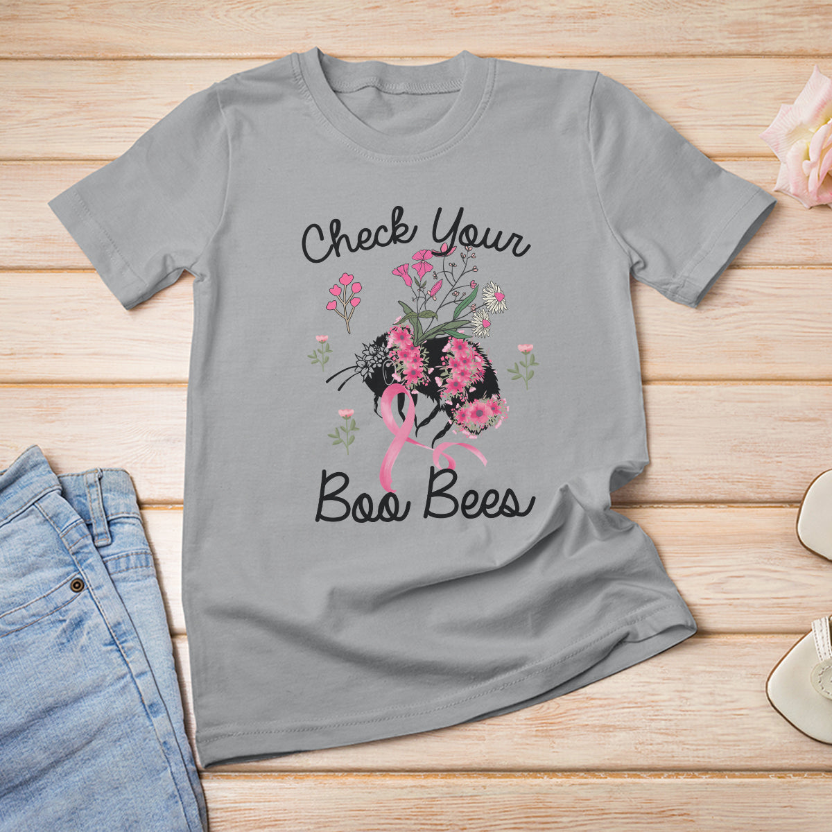 breast-cancer-awareness-t-shirt-check-your-boo-bees-pink-ribbon-support-squad