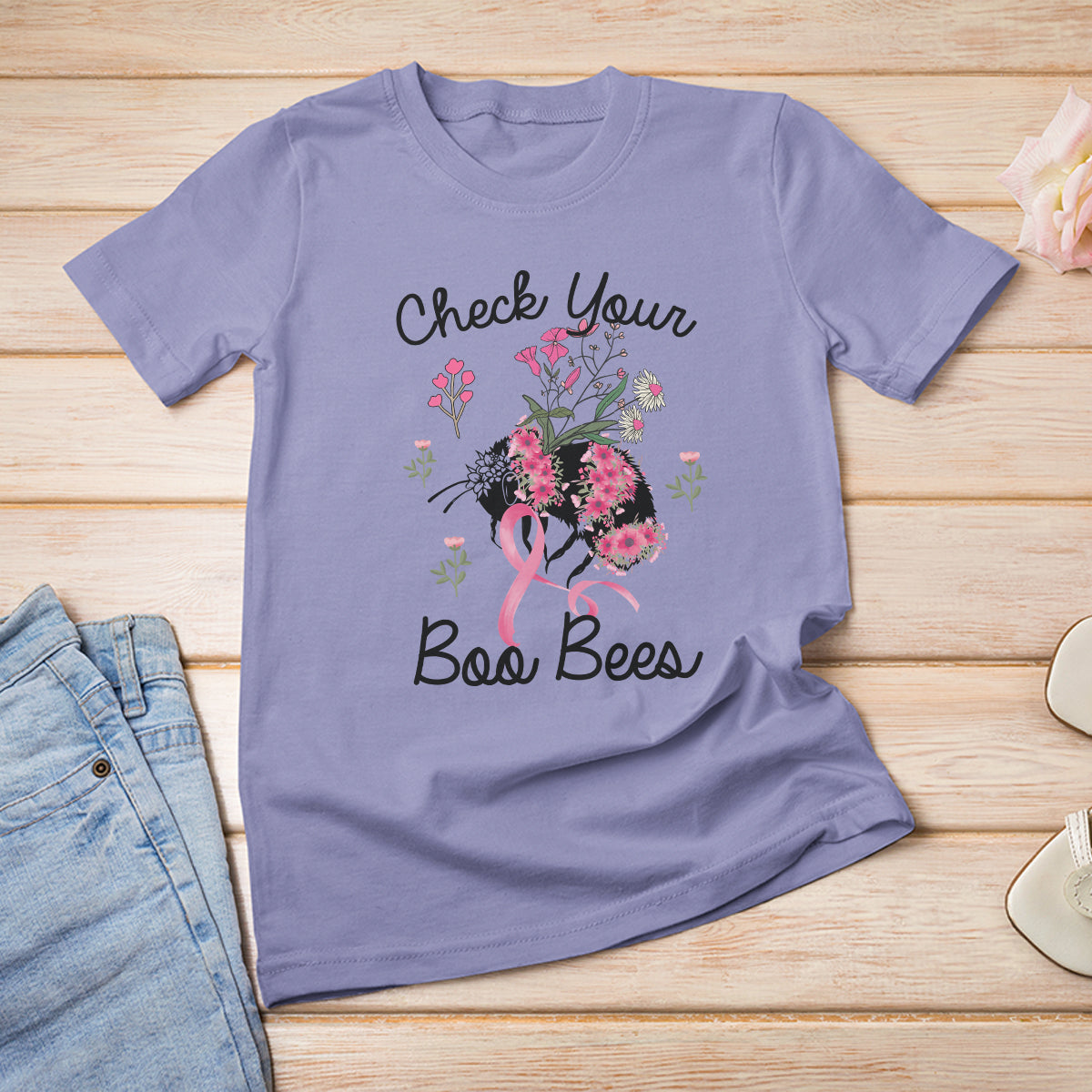 breast-cancer-awareness-t-shirt-check-your-boo-bees-pink-ribbon-support-squad