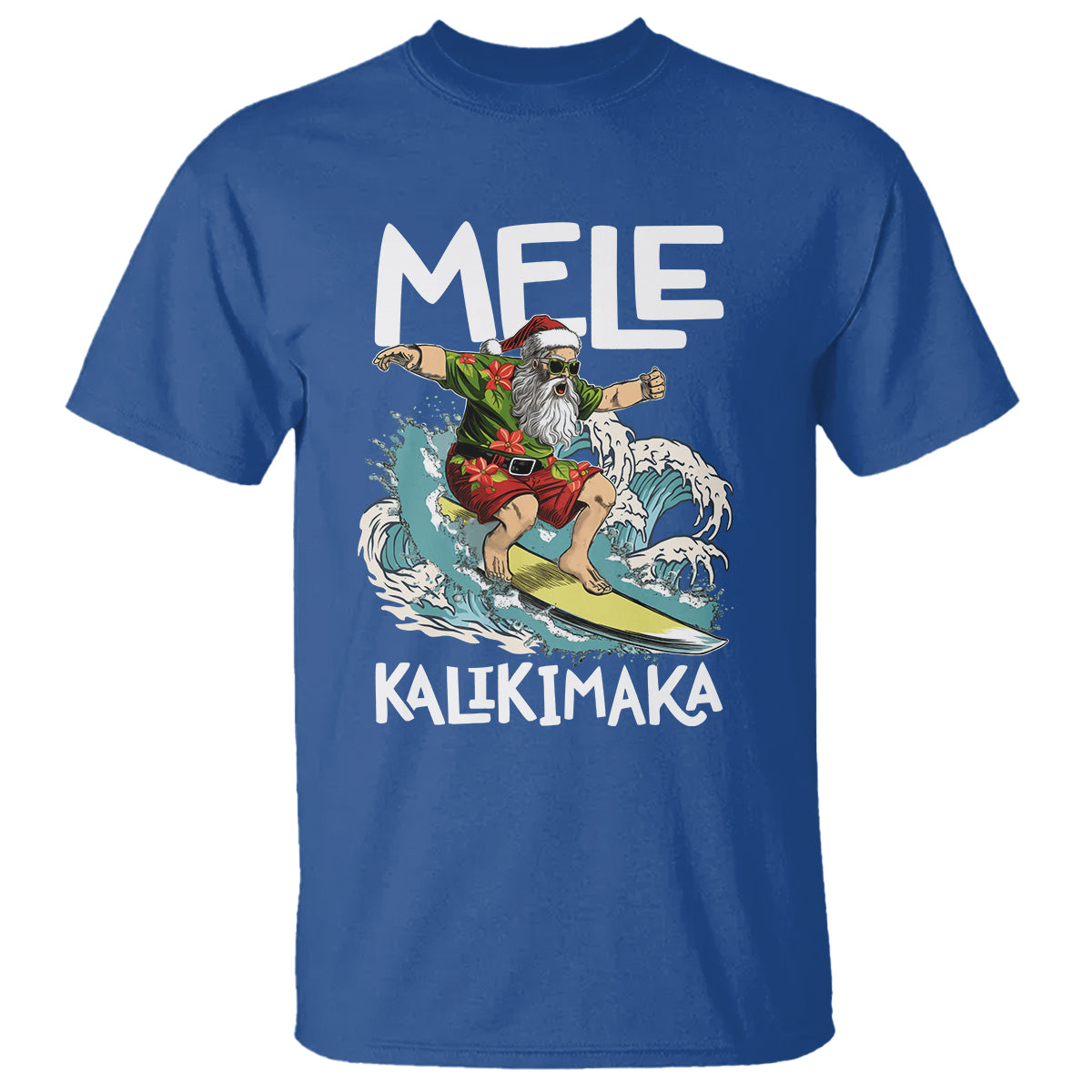 mele-kalikimaka-tropical-hawaiian-christmas-in-hawaii-surfing-santa-t-shirt