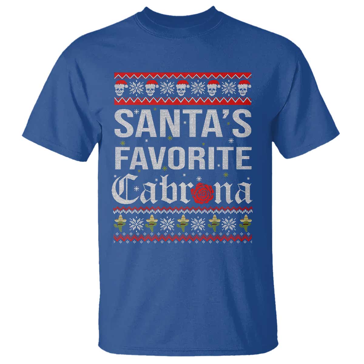 funny-mexican-ugly-christmas-t-shirt-santas-favorite-cabrona-xmas-party-gift
