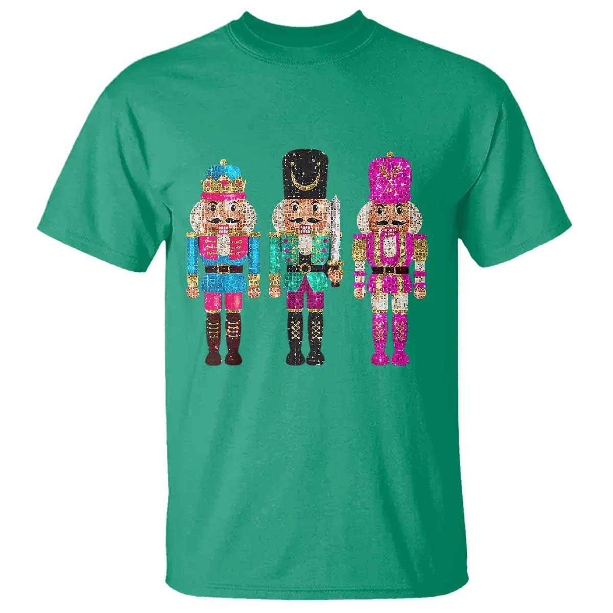 christmas-nutcracker-t-shirt-sequin-sparklle-festive-xmas-vintage