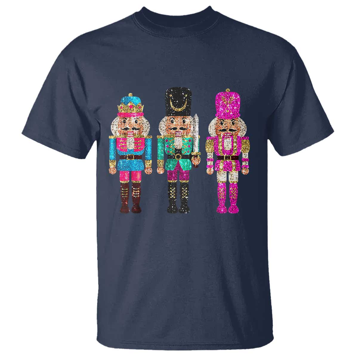 christmas-nutcracker-t-shirt-sequin-sparklle-festive-xmas-vintage